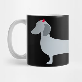 Dachshund Devil Mug